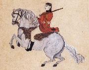 Colonel James Skinner on a Prancing Horse, unknow artist